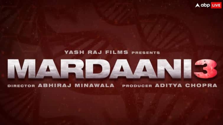 Mardaani 3 Rani Mukerji Film Announced: Movie Will Release in Year 2026