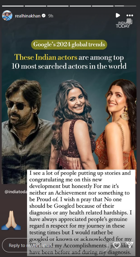 Pawan kalyan hina khan nimrat kaur among google top 10