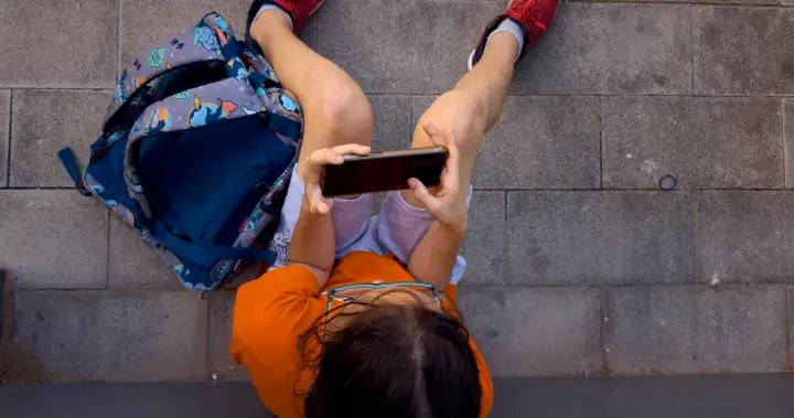 Should canada ban youth from social media? 75% say yes in new poll - national Kid on phone