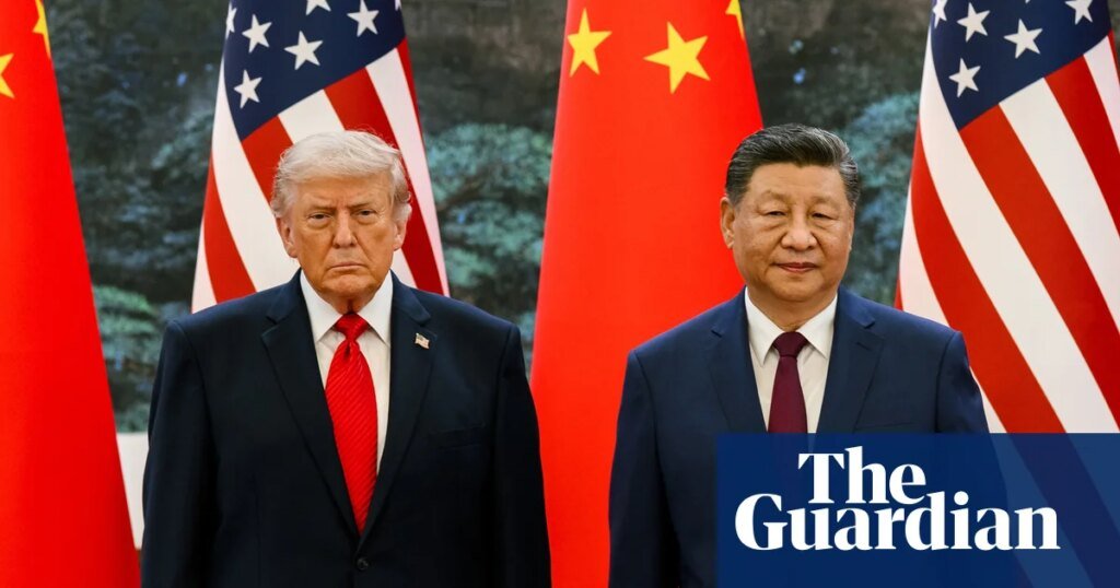 Men in the mirror: trump and xi’s suits put ‘chameleon effect’ to test in beijing | donald trump Men in the mirror: trump and xi’s suits put ‘chameleon effect’ to test in beijing | donald trump