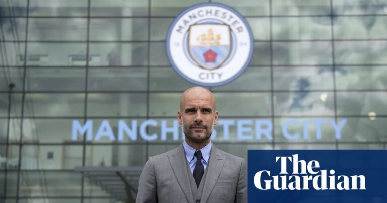 Game of two halves: how guardiola became champion of dugout style | pep guardiola
