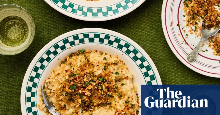 Meera sodha’s recipe for cauliflower and parmesan risotto with lemon breadcrumbs | rice