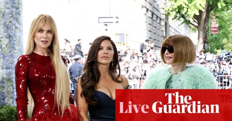 Met gala 2026 live: stars walk red carpet on fashion’s biggest night as bezos backing could spark protests | met gala 2026