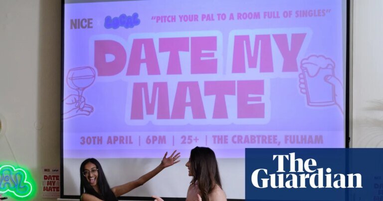 ‘sick of swiping’: the dating event where your mates make the pitch for you | dating