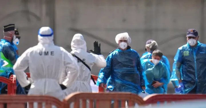 1st plane carrying hantavirus-hit cruise ship passengers leaves for madrid - national