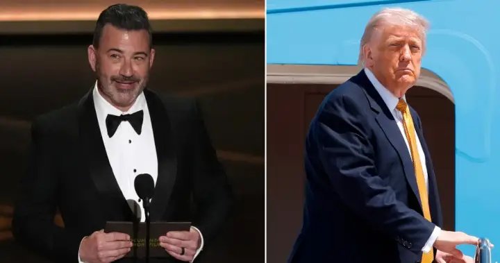 Jimmy kimmel mocks trump’s approval rating after white house’s james bond quip - national Jimmy kimmel trump james bond